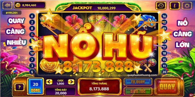 Tỷ lệ thắng của slots game RR88 cao